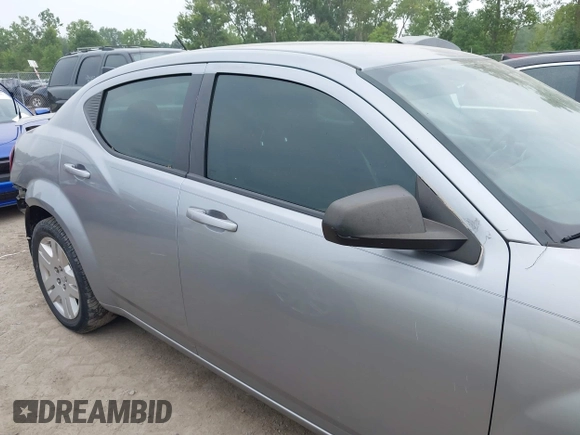 2014 Dodge Avenger SE with VIN 1C3CDZAG1EN217878, listed as a IAAI auction lot 42658793 with 172,079 mi miles and . Bid and sale history available at DreamBid. Image 14.