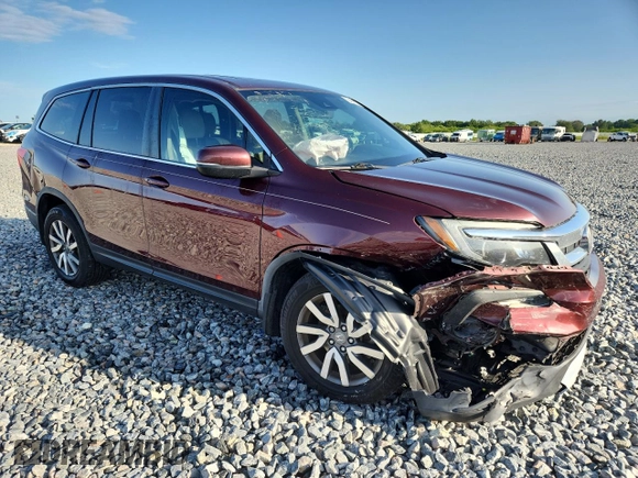 2020 Honda Pilot EX-L with VIN 5FNYF6H53LB042012, listed as a Copart auction lot 59484525 with 96,060 mi miles and Non repairable. Bid and sale history available at DreamBid. Image 4.