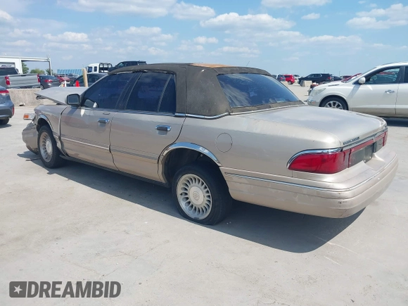 1997 Mercury Grand Marquis LS with VIN 2MELM75W3VX707138, listed as a IAAI auction lot 40055743 with 198,489 mi miles and . Bid and sale history available at DreamBid. Image 3.