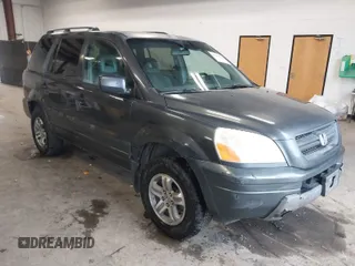 2005 Honda Pilot EX-L with RES with VIN 2HKYF18655H521175, listed as a IAAI auction lot 41490812 with 357,033 mi miles. Bid and sale history available at carsss.com. Image 1.