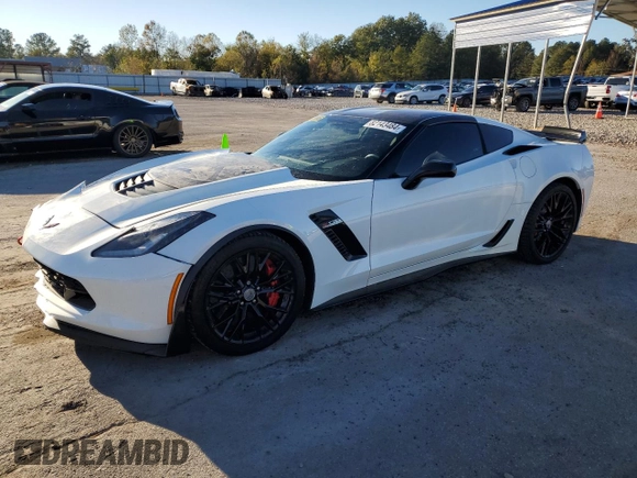2018 Chevrolet Corvette Z06 2LZ with VIN 1G1YS2D68J5601645, listed as a Copart auction lot 82143484 with 30,178 mi miles and Salvage Title. Bid and sale history available at carsss.com. Image 1.