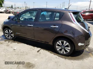 2016 Nissan LEAF S with VIN 1N4BZ0CP0GC308050, listed as a Copart auction lot 61525983 with 78,199 mi miles. Bid and sale history available at carsss.com. Image 2.