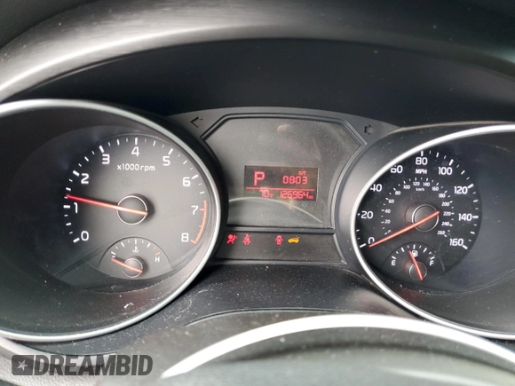 2015 Kia Sedona LX with VIN KNDMB5C13F6031553, listed as a Copart auction lot 72247214 with 126,964 mi miles and Salvage Title. Bid and sale history available at carsss.com. Image 9.