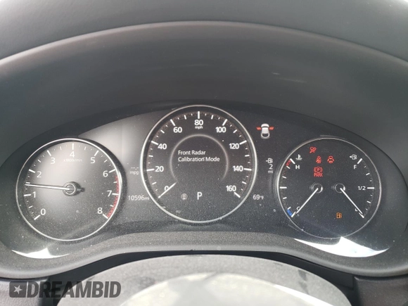 2022 Mazda CX-30 2.5 Turbo with VIN 3MVDMBAY0NM447128, listed as a Copart auction lot 54007924 with 10,596 mi miles and Salvage Title. Bid and sale history available at DreamBid. Image 9.