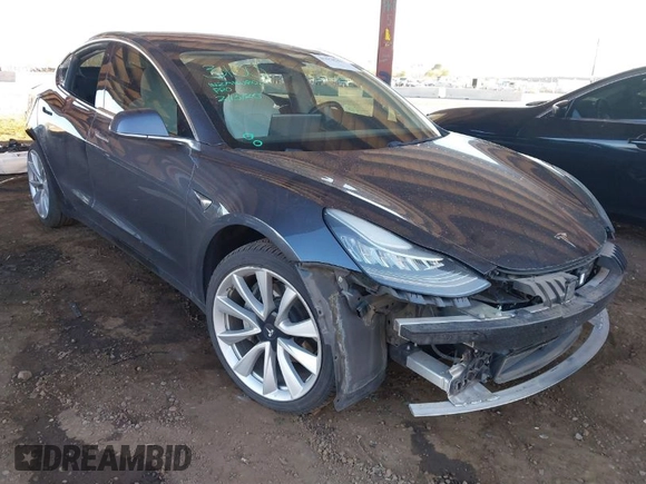2018 Tesla Model 3 Long Range Battery with VIN 5YJ3E1EA3JF169132, listed as a IAAI auction lot 41678383 with 170,809 mi miles and . Bid and sale history available at DreamBid. Image 1.
