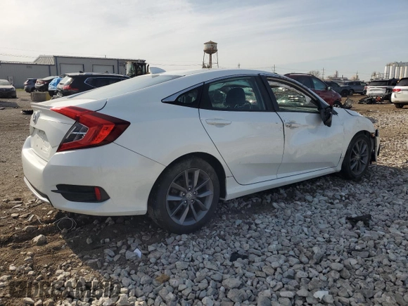 2019 Honda Civic EX-L z VIN 19XFC1F76KE005063, wystawiony jako Copart lot #53252115 z przebiegiem 87 758 mil mil oraz Szkoda całkowita • Salvage title. Historia ofert i sprzedaży dostępna na DreamBid. Obrazek 3.