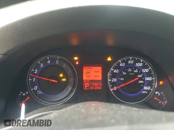 2008 Infiniti G35 x with VIN JNKBV61F88M266885, listed as a Copart auction lot 76283264 with 199,619 mi miles and Salvage Title. Bid and sale history available at DreamBid. Image 9.