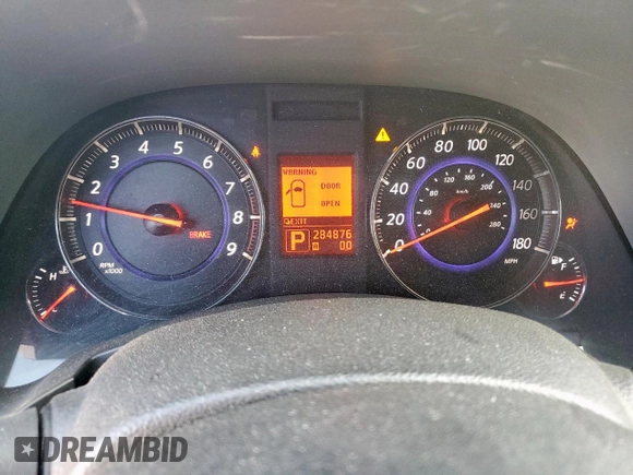 2009 Infiniti FX with VIN JNRAS18U99M104892, listed as a Copart auction lot 66665545 with 284,876 mi miles and Clean title. Bid and sale history available at DreamBid. Image 9.