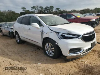 2018 Buick Enclave Essence with VIN 5GAERBKW2JJ255786, listed as a Copart auction lot 43646485 with 56,155 mi miles and Non Repairable. Bid and sale history available at carsss.com. Image 4.