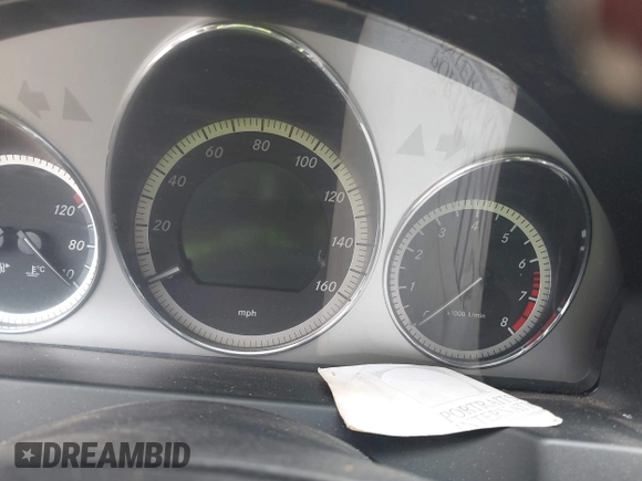 2009 Mercedes-Benz C 350 Sport with VIN WDDGF56XX9R062616, listed as a IAAI auction lot 42518928 with Not provided miles and . Bid and sale history available at DreamBid. Image 7.