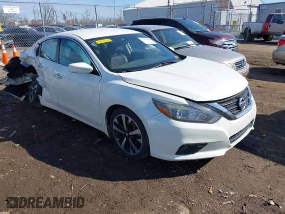 2018 Nissan Altima SR with VIN 1N4AL3AP6JC143033, listed as a IAAI auction lot 41829376 with Not Provided miles and . Bid and sale history available at carsss.com. Image 1.
