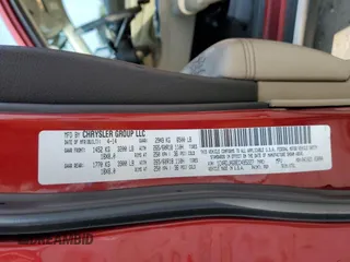 2014 Dodge Durango SXT with VIN 1C4RDJAG8EC495227, listed as a Copart auction lot 63550295 with 359,835 mi miles and Salvage title. Bid and sale history available at DreamBid. Image 14.