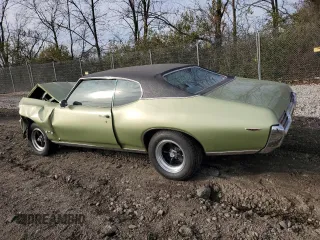 1969 Pontiac GTO z VIN 242379Z117251, wystawiony jako Copart lot #80428294 z przebiegiem 21 618 mil mil oraz Czysty tytuł • Clean title. Historia ofert i sprzedaży dostępna na DreamBid. Obrazek 2.