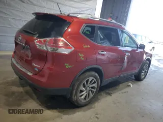 2014 Nissan Rogue S with VIN 5N1AT2MV0EC851228, listed as a Copart auction lot 47739105 with 111,095 mi miles and Salvage Title. Bid and sale history available at carsss.com. Image 3.