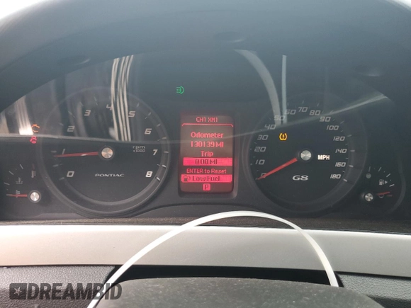2009 Pontiac G8 GT z VIN 6G2EC57Y89L201198, wystawiony jako Copart lot #54964735 z przebiegiem 130 139 mil mil oraz Szkoda całkowita • Salvage title. Historia ofert i sprzedaży dostępna na DreamBid. Obrazek 9.
