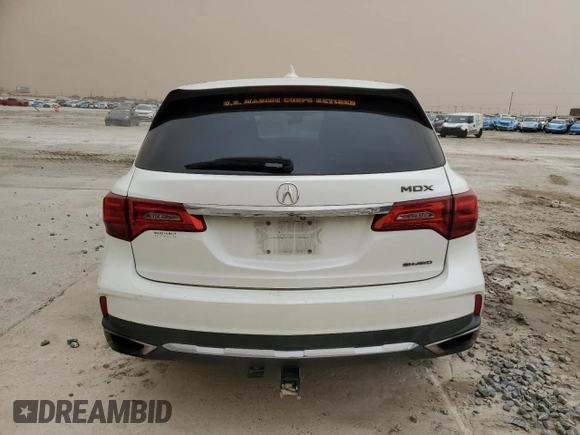 2019 Acura MDX with VIN 5J8YD4H36KL036940, listed as a Copart auction lot 47682395 with 0 mi miles and Salvage Title. Bid and sale history available at carsss.com. Image 6.