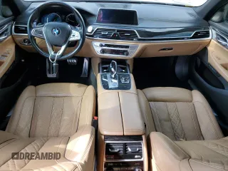 2017 BMW 7 Series 740i with VIN WBA7E2C34HG741026, listed as a Copart auction lot 52792995 with 91,462 mi miles and Salvage Title. Bid and sale history available at carsss.com. Image 8.