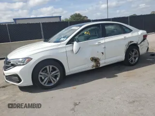 2024 Volkswagen Jetta SE with VIN 3VW7M7BU8RM031404, listed as a Copart auction lot 54452935 with 11,723 mi miles and Salvage title. Bid and sale history available at DreamBid. Image 1.