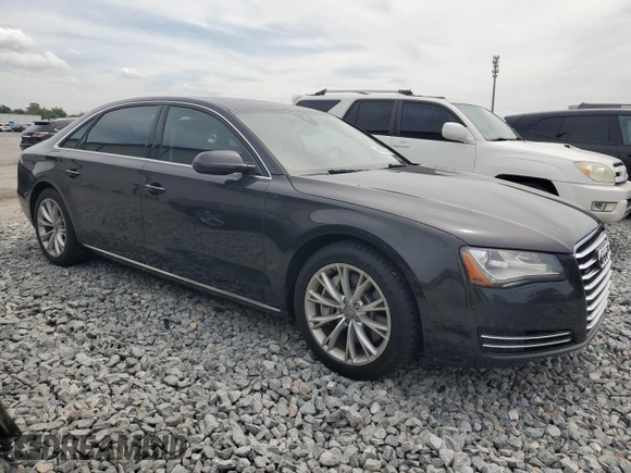 2012 Audi A8 with VIN WAURVAFD7CN026141, listed as a Copart auction lot 49532335 with 201,042 mi miles and Clean Title. Bid and sale history available at DreamBid. Image 4.