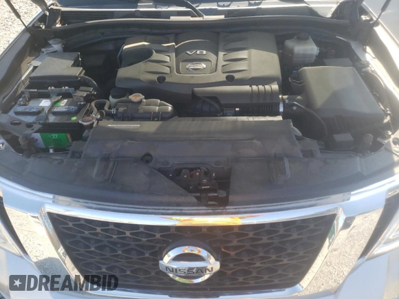 2018 Nissan Armada Platinum with VIN JN8AY2NE8J9730351, listed as a Copart auction lot 50538815 with 114,841 mi miles and Salvage Title. Bid and sale history available at carsss.com. Image 12.
