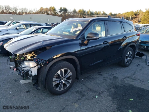 2023 Toyota Highlander L with VIN 5TDKDRBH9PS041402, listed as a Copart auction lot 82399854 with 30,208 mi miles and Salvage Title. Bid and sale history available at carsss.com. Image 1.
