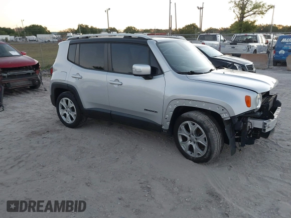 2015 Jeep Renegade Limited with VIN ZACCJADTXFPC43743, listed as a IAAI auction lot 41792541 with 44,135 mi miles and . Bid and sale history available at DreamBid. Image 1.
