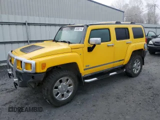 2007 Hummer H3 SUV with VIN 5GTDN13E678101645, listed as a Copart auction lot 85368114 with 209,716 mi miles and Salvage Title. Bid and sale history available at DreamBid. Image 1.