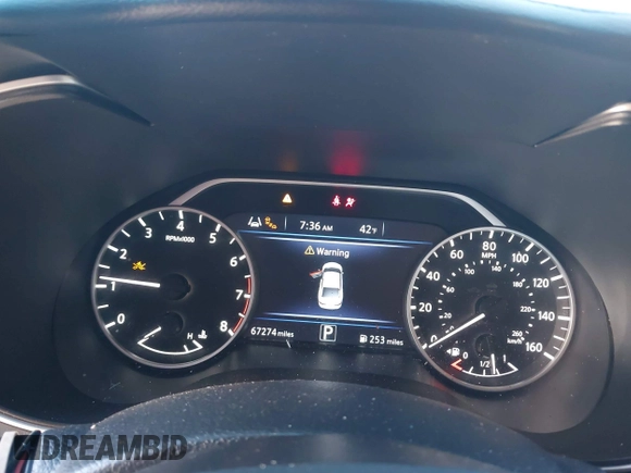 2020 Nissan Maxima S z VIN 1N4AA6BVXLC378168, wystawiony jako IAAI lot #41755070 z przebiegiem 67 274 mil mil oraz . Historia ofert i sprzedaży dostępna na DreamBid. Obrazek 7.