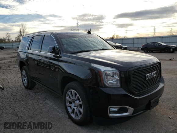2016 GMC Yukon Denali with VIN 1GKS2CKJ1GR354386, listed as a Copart auction lot 80504333 with 118,258 mi miles and Salvage Title. Bid and sale history available at carsss.com. Image 4.