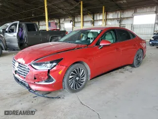 2021 Hyundai Sonata Hybrid SEL with VIN KMHL34JJ0MA022692, listed as a Copart auction lot 53187565 with 60,959 mi miles and Salvage Title. Bid and sale history available at carsss.com. Image 1.