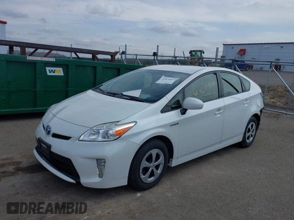 2013 Toyota Prius One with VIN JTDKN3DU3D5642908, listed as a IAAI auction lot 42079977 with 151,986 mi miles and . Bid and sale history available at carsss.com. Image 2.