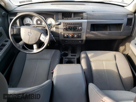2008 Dodge Dakota with VIN 1D7HW78N38S550177, listed as a Copart auction lot 77898264 with 117,222 mi miles and Salvage title. Bid and sale history available at DreamBid. Image 8.