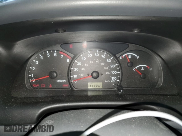 2002 Chevrolet Tracker with VIN 2CNBJ18CX26906088, listed as a Copart auction lot 79519944 with 111,342 mi miles and Salvage title. Bid and sale history available at DreamBid. Image 9.
