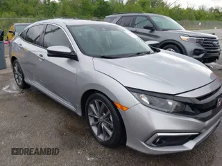 2020 Honda Civic Sedan EX-L with VIN 19XFC1F78LE001386, listed as a IAAI auction lot 41961560 with 115,745 mi miles. Bid and sale history available at carsss.com. Image 1.