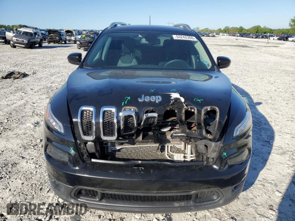 2018 Jeep Cherokee Latitude Plus with VIN 1C4PJLLB8JD509791, listed as a Copart auction lot 53242355 with 46,973 mi miles and Salvage Title. Bid and sale history available at carsss.com. Image 5.