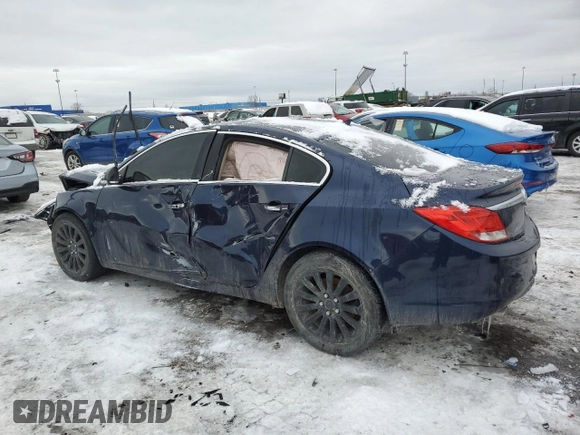2012 Buick Regal Turbo Premium 1 with VIN 2G4GS5EV2C9160090, listed as a Copart auction lot 45471415 with 160,686 mi miles and Clean title. Bid and sale history available at DreamBid. Image 2.