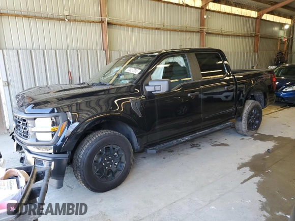 2024 Ford F-150 STX with VIN 1FTFW2L59RFA46030, listed as a Copart auction lot 53657205 with Not Provided miles and Salvage Title. Bid and sale history available at carsss.com. Image 1.