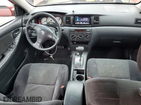 2003 Toyota Corolla CE with VIN 1NXBR32E63Z118863, listed as a Copart auction lot 54616565 with 233,229 mi miles and Salvage Title. Bid and sale history available at DreamBid. Image 8.