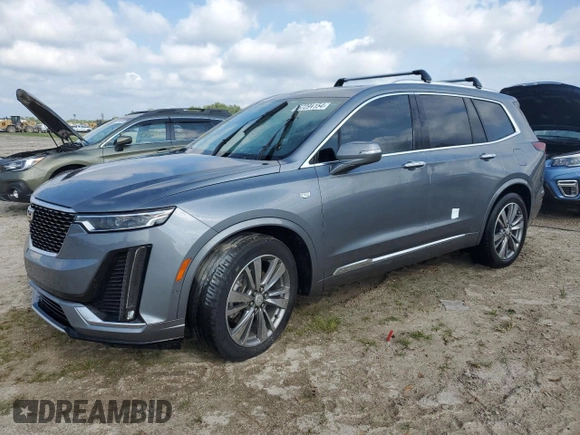 2021 Cadillac XT6 Premium Luxury with VIN 1GYKPCRS5MZ198953, listed as a Copart auction lot 67291154 with 0 mi miles and Salvage Title. Bid and sale history available at carsss.com. Image 1.