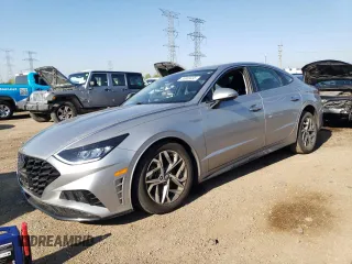 2020 Hyundai Sonata SEL z VIN 5NPEF4JA3LH060610, wystawiony jako Copart lot #55689495 z przebiegiem 27 003 mil mil oraz Szkoda całkowita • Salvage title. Historia ofert i sprzedaży dostępna na DreamBid. Obrazek 1.
