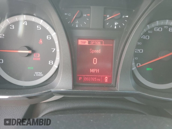 2017 GMC Terrain SLE with VIN 2GKFLSEK4H6195728, listed as a Copart auction lot 53819355 with 60,765 mi miles and Salvage Title. Bid and sale history available at carsss.com. Image 9.