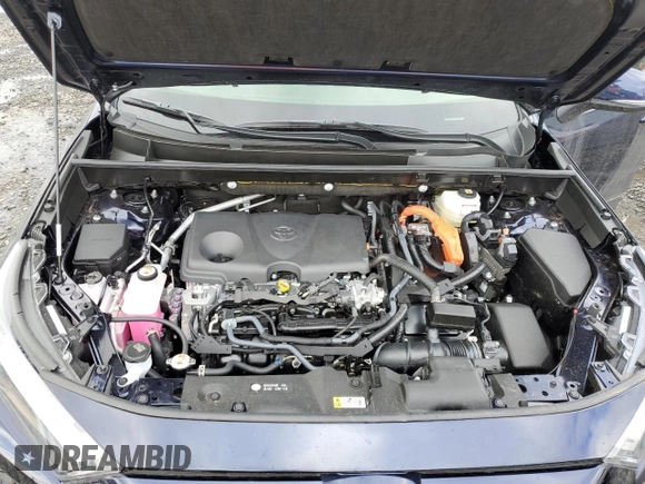 2024 Toyota RAV4 Hybrid XLE Premium with VIN JTMB6RFV4RD151024, listed as a Copart auction lot 46646405 with 3,310 mi miles and Salvage Title. Bid and sale history available at DreamBid. Image 12.