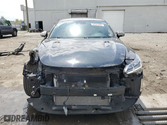 2020 Kia Stinger GT1 with VIN KNAE45LC8L6081602, listed as a Copart auction lot 52291265 with 32,874 mi miles and Salvage Title. Bid and sale history available at DreamBid. Image 5.