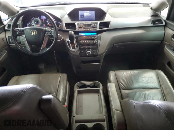 2013 Honda Odyssey Touring with VIN 5FNRL5H91DB025446, listed as a Copart auction lot 45139715 with 142,941 mi miles and Salvage Title. Bid and sale history available at carsss.com. Image 8.