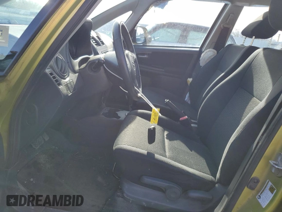 2013 Suzuki SX4 with VIN JS2YB5A48D6100481, listed as a Copart auction lot 46864645 with 98,852 mi miles and Salvage Title. Bid and sale history available at DreamBid. Image 7.