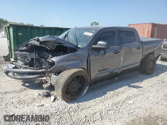 2018 Toyota Tundra 2WD SR5 with VIN 5TFEM5F19JX134019, listed as a Copart auction lot 68264444 with 123,438 mi miles and Salvage Title. Bid and sale history available at carsss.com. Image 1.
