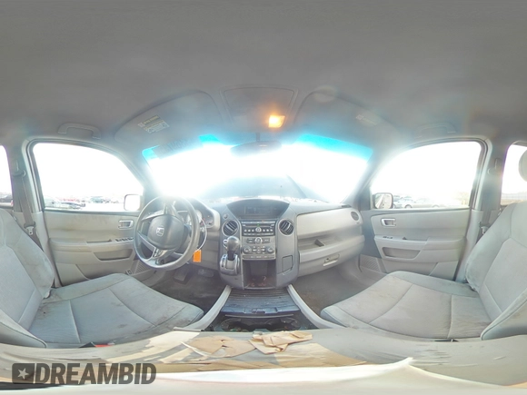 2012 Honda Pilot EX with VIN 5FNYF4H46CB079325, listed as a Copart auction lot 43369735 with 220,522 mi miles and Salvage Title. Bid and sale history available at DreamBid. Image 14.