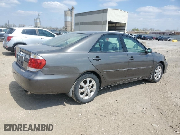 2005 Toyota Camry LE with VIN 4T1BF32K85U614653, listed as a Copart auction lot 52860195 with 156,675 mi miles and Salvage Title. Bid and sale history available at DreamBid. Image 3.