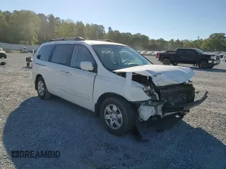 2009 Kia Sedona LX with VIN KNDMB233X96275253, listed as a Copart auction lot 75647264 with 202,841 mi miles and Salvage Title. Bid and sale history available at carsss.com. Image 12.