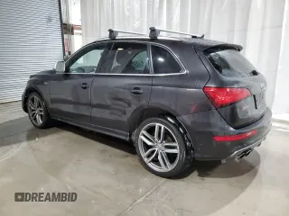2014 Audi SQ5 Premium Plus with VIN WA1CGAFP1EA097143, listed as a Copart auction lot 88471545 with 156,075 mi miles and Salvage Title. Bid and sale history available at carsss.com. Image 2.